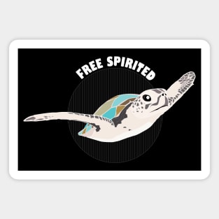 Free Spirited: Sea Turtle Edition Magnet